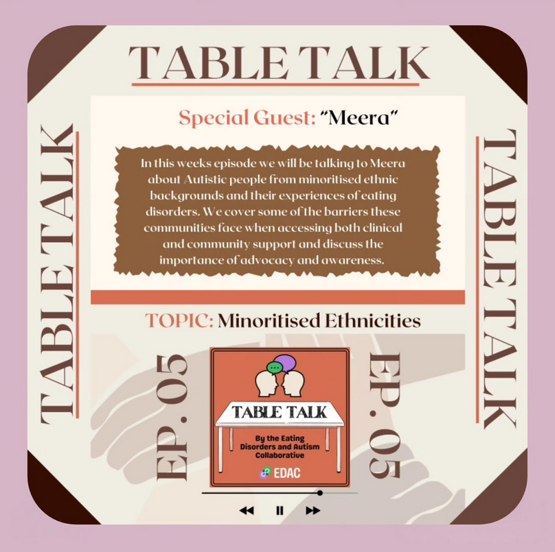 The Table Talk Podcast - Episode 5 | Minoritised Ethnicities